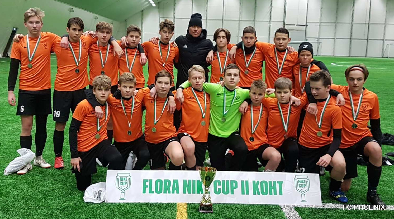 Второе место на Flora Nike Cup в Таллинне.