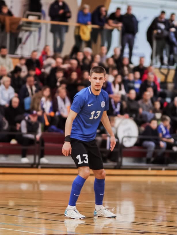 Дебют Матвея Минаева в сборной Эстонии по футзалу